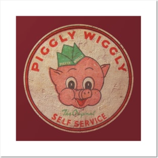 piggly wiggly Self sERVICE Posters and Art